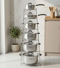 Kitchen-Cookware-Organizer-Stand - Matbakh Vibes