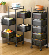 5-Tier Kitchen Rotatable Stand