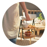 Luxury serveware and drinkware for elegant dining setup