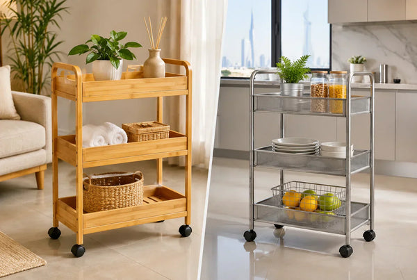 Bamboo Trolley vs Steel Cart: Best for UAE Homes