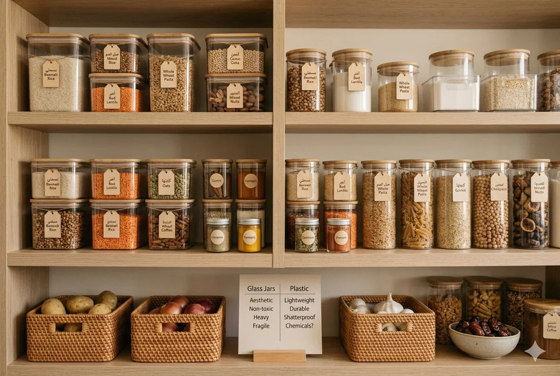<h1>Glass Jars vs Plastic: Which Is Better for Pantry?</h1>