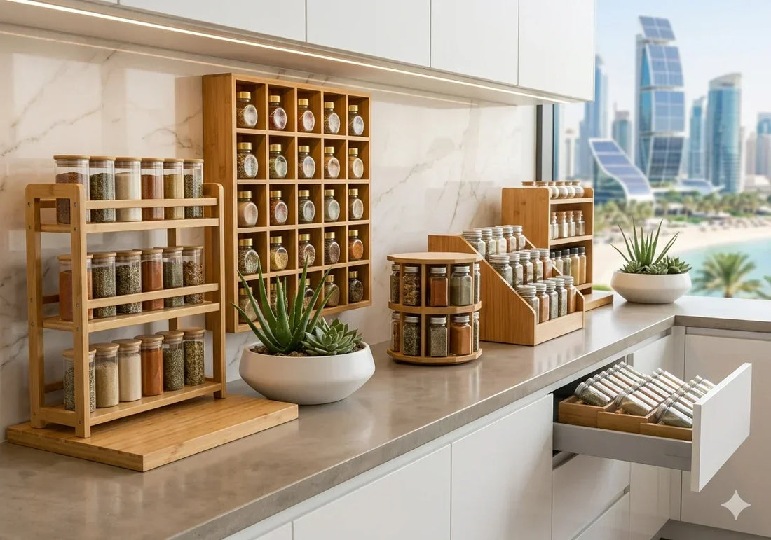 <h1>Best Bamboo Spice Racks with Jars in Dubai 2026</h1>