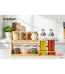 8 piece cuisine parfait organizer for storing and organizing kitchen essentials