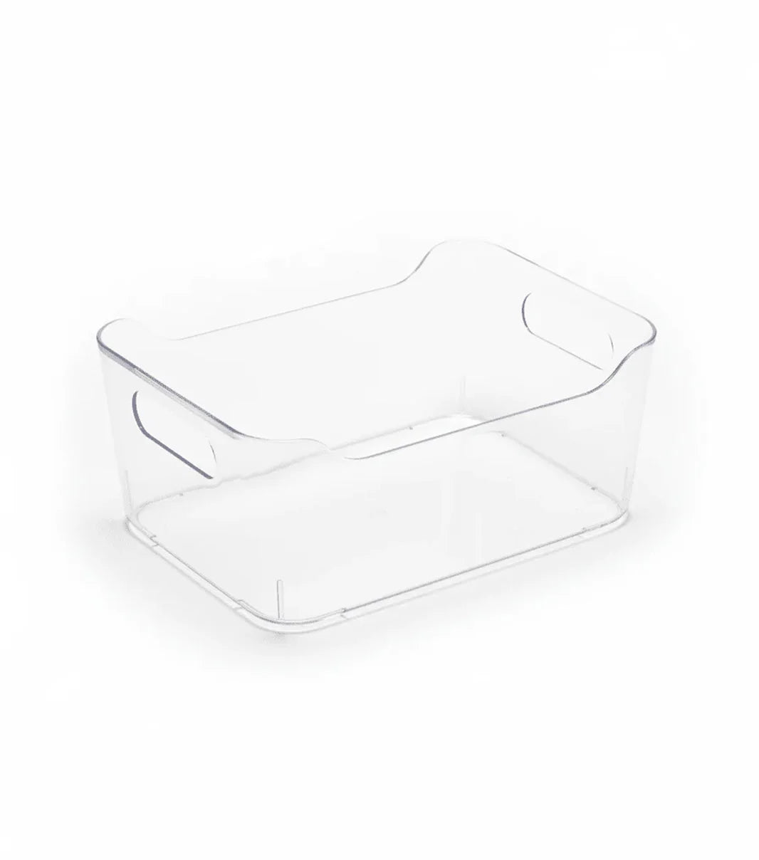 Fresh fruit and vegetable storage containers for fridge with airtight lids and drain basket design