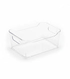Fresh fruit and vegetable storage containers for fridge with airtight lids and drain basket design