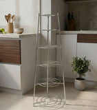 Heavy duty cookware storage stands for stable and durable organization of pots and pans in kitchen