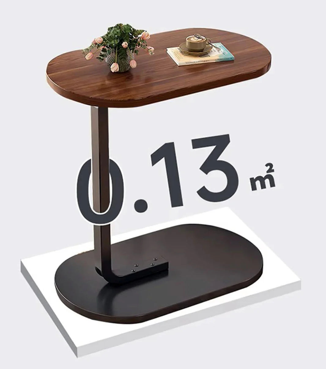 Portable side table for tea and coffee serving with lightweight design suitable for home and office use