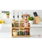 2-Tier Bamboo Spice Rack